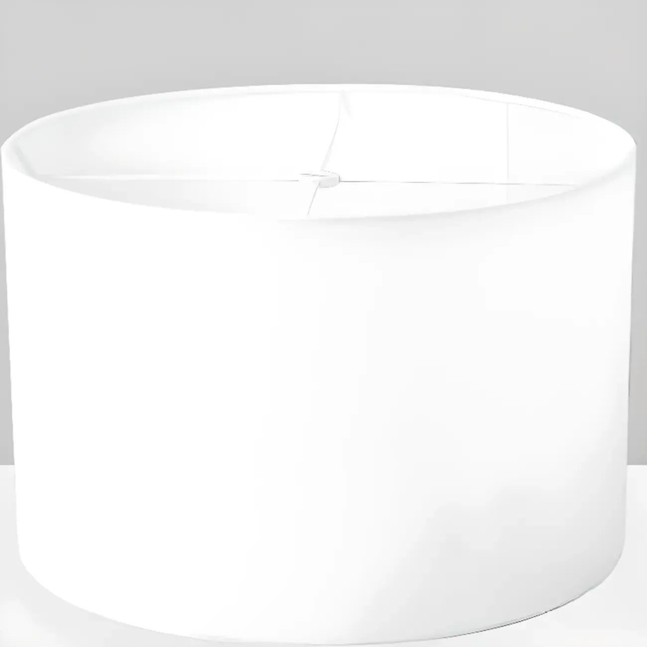 Modern Stone Table Lamp with Fabric Shade, LED Compatible