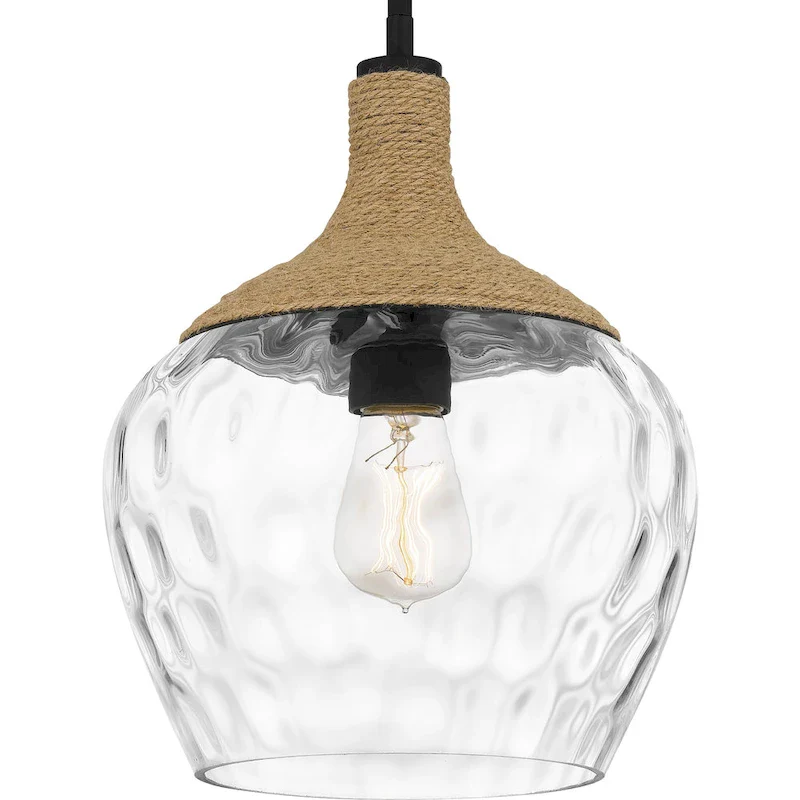 Royer 1-Light Matte Black Mini Pendant - Matte Black