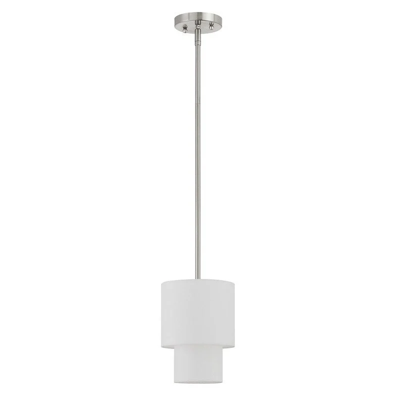 Livex Lighting 1-light Mini Pendant, 51040-91 - 7  DIA 18  - 48  ADJ H