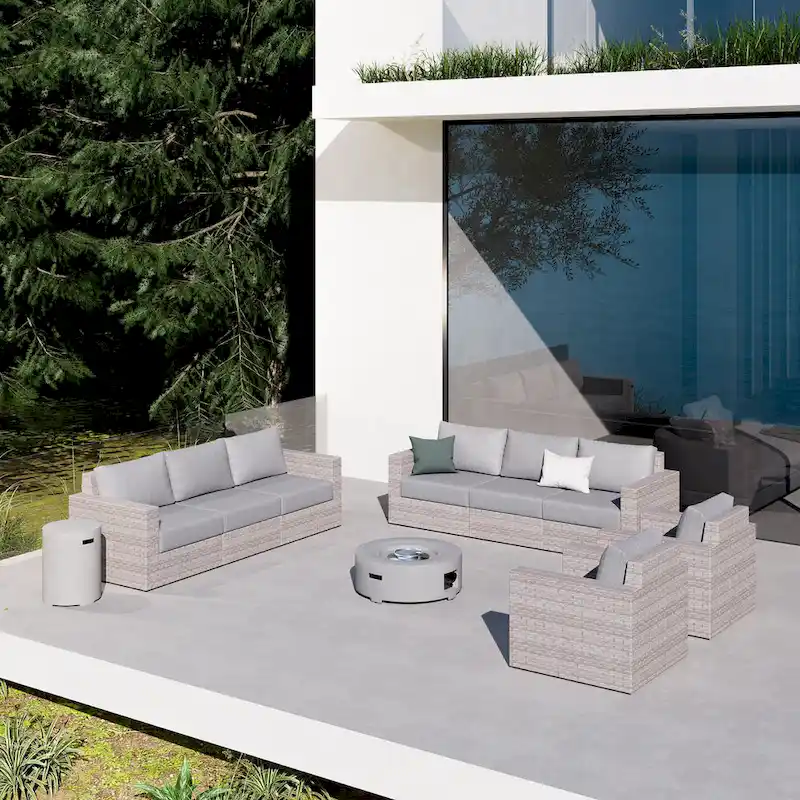 Avalon 10-Piece Fire Seating Set