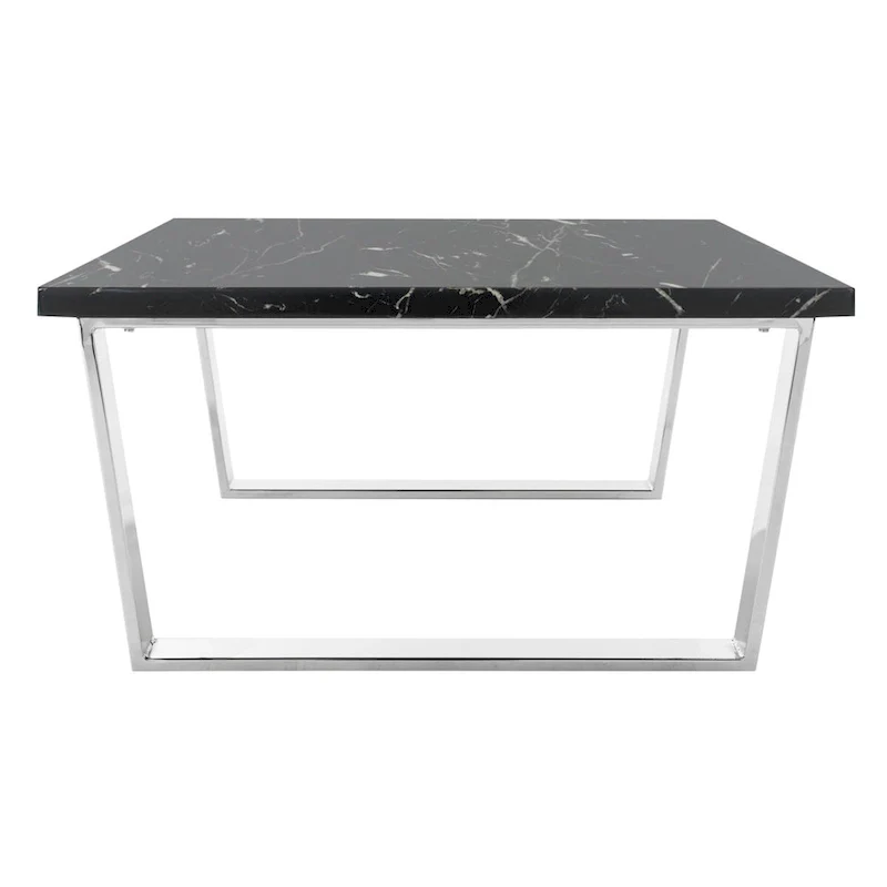 SAFAVIEH Bea Black/ Brass Square Coffee Table - 31.5 x 31.5 x 15.8 - 32Wx32Dx16H