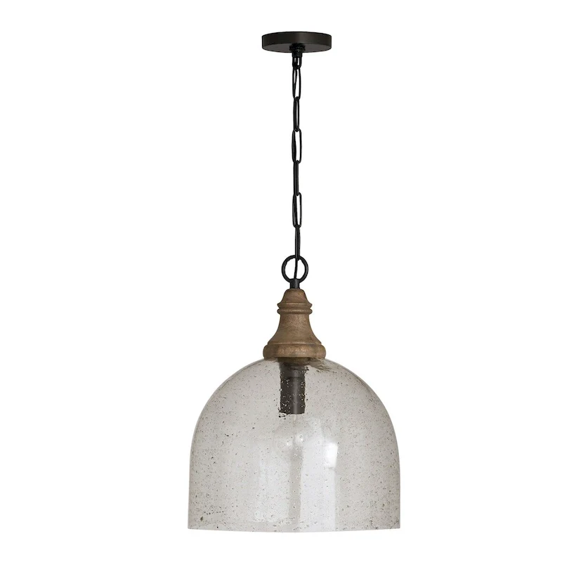 Inglewood 1-light Grey Wash/ Dark Pewter Hanging Pendant
