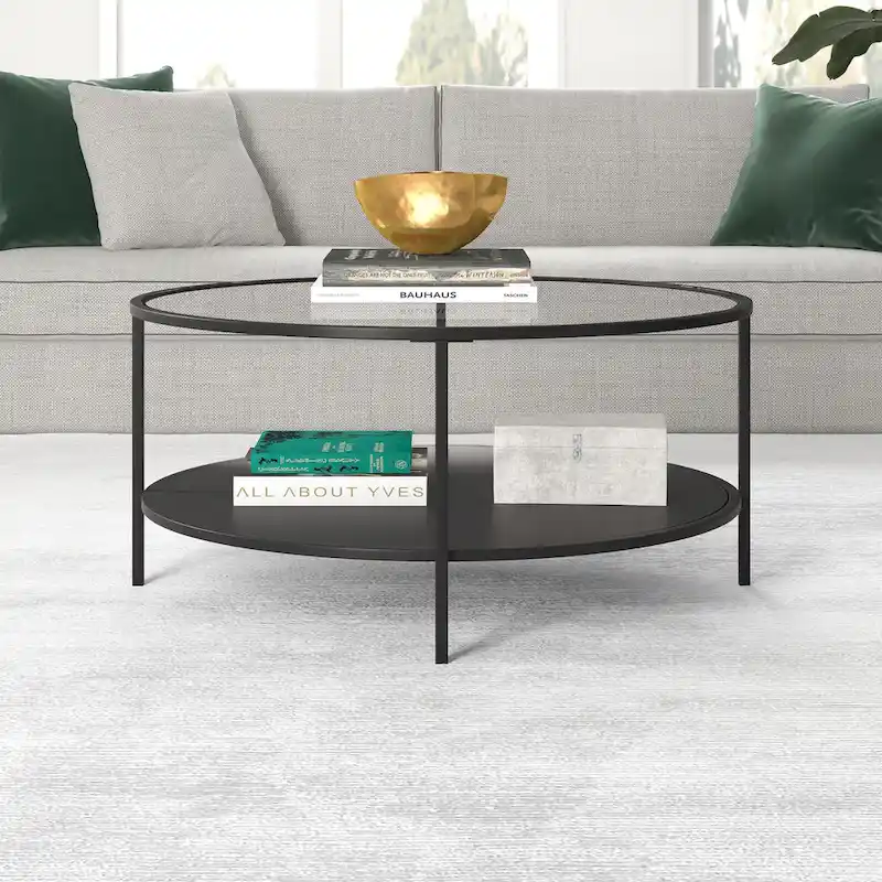 Sivil 36 Wide Round Coffee Table