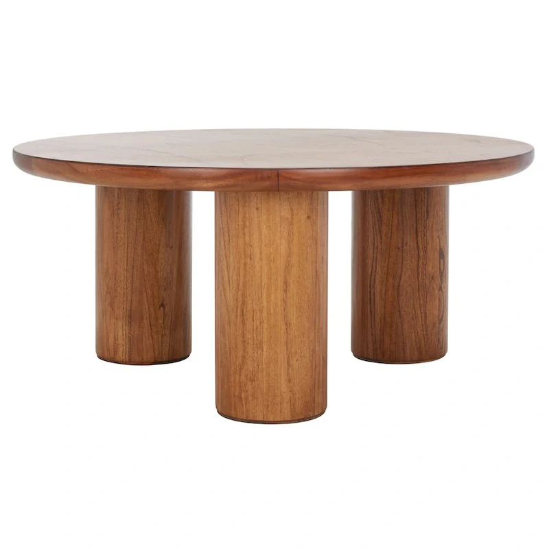SAFAVIEH Heivi 3 Leg Round Coffee Table - 40 W x 40 D x 18 H - 40Wx40Dx18H