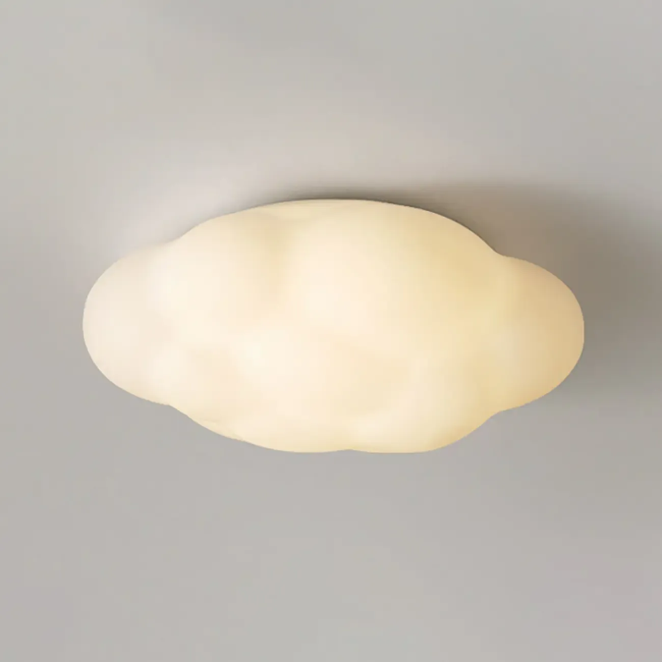 Modern Cloud Shape LED Flush Ceiling Light 3-Gear Dimming