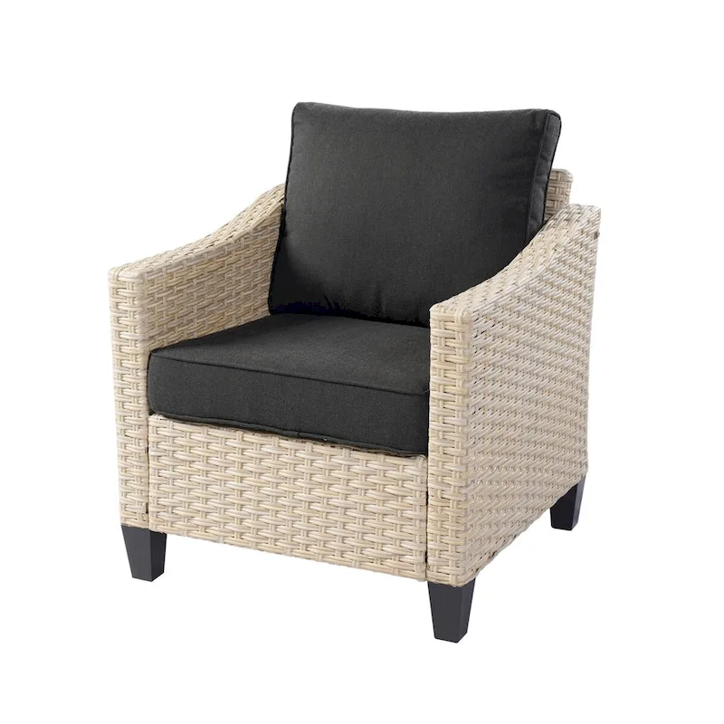 HOOOWOOO 8-piece Wicker Patio Furniture Conversation Sofa Set