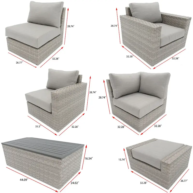 Avalon 10-Piece Fire Seating Set
