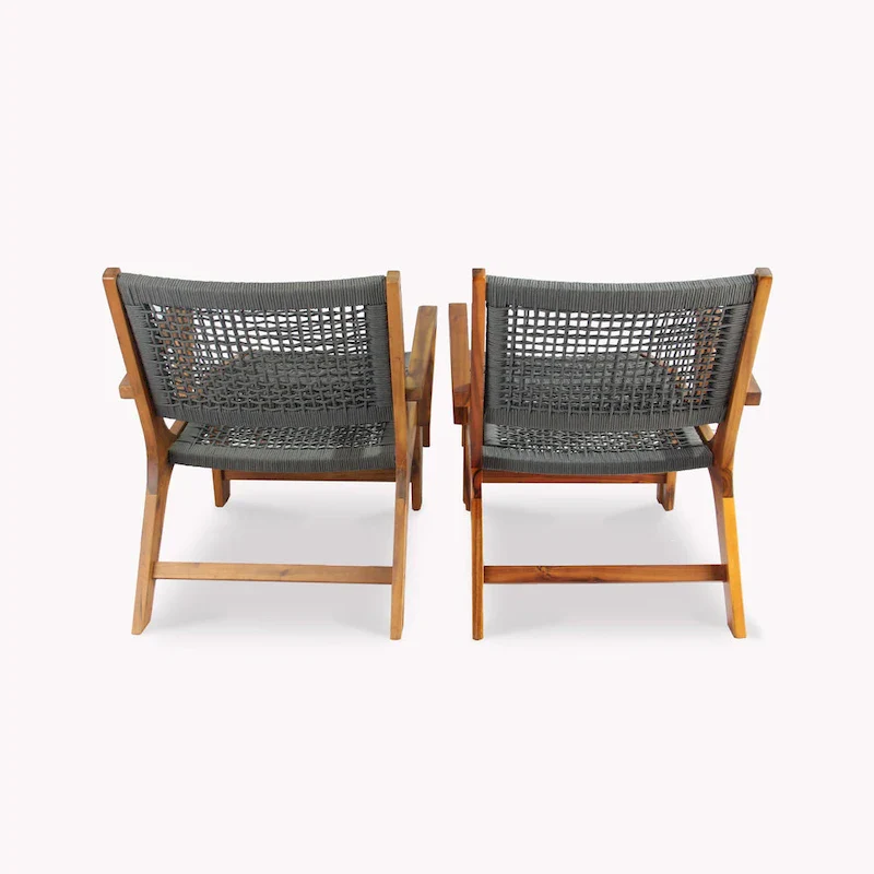 Twin Sevilla Rope Chair Set - N/A