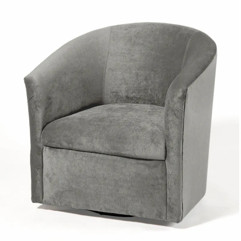 Ellery Modern Microfiber Swivel Accent Chair by Greyson Living