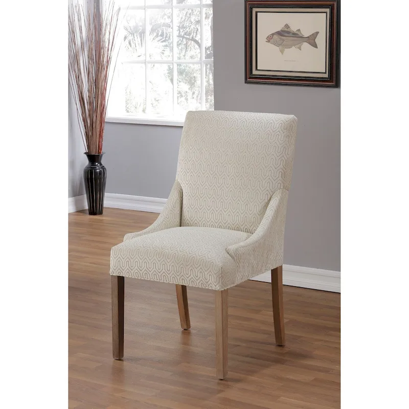 Marie Transitional Slope Arm Dining Room Chair