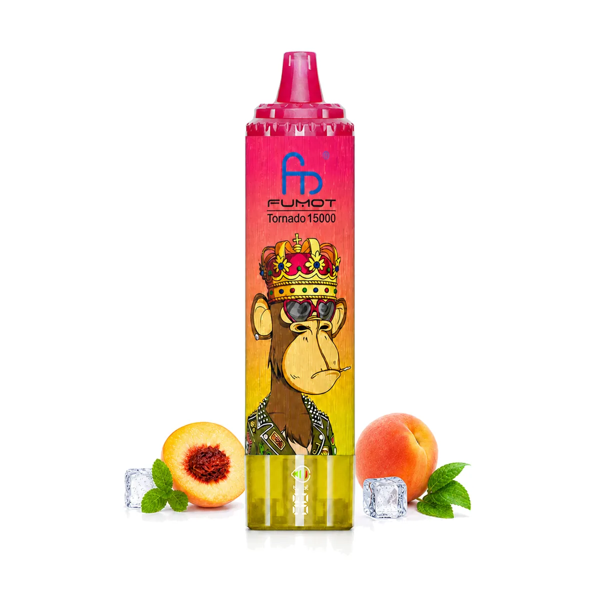 Fumot Tornado 15000 Peach Ice – Einweg-Vape, Produktansicht