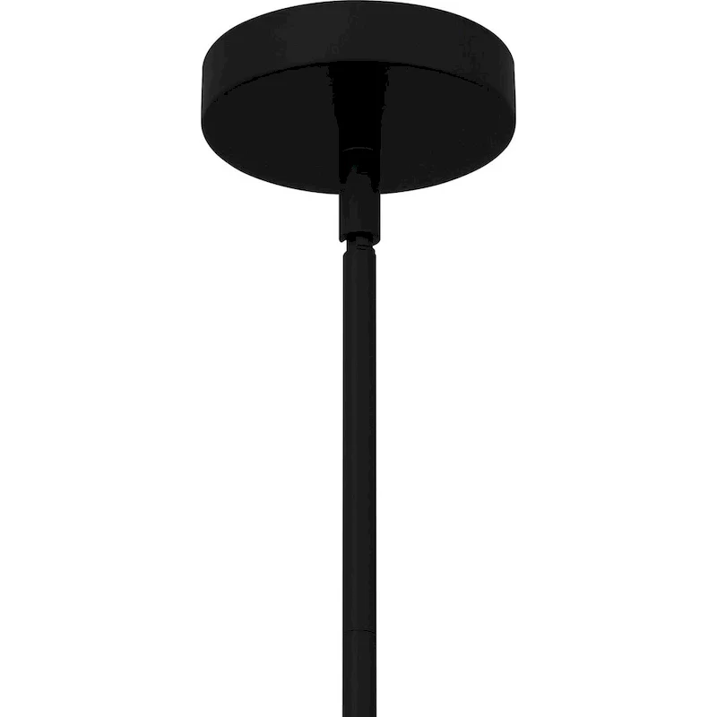 Regal 8-Light Matte Black Pendant Light