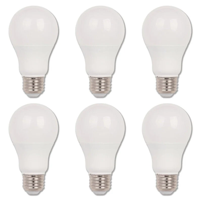 Westinghouse Lighting 9.5-Watt (60-Watt Equivalent) Daylight Omni A19 LED Light Bulb, Medium Base - Soft White - 6-Pack