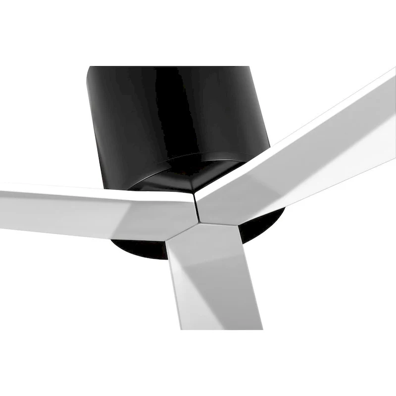 Paso Collection 60-in Three-Blade Black Luxe Industrial Ceiling Fan with 3 Speed Remote Control - 60 in x 60 in x 15.5 in