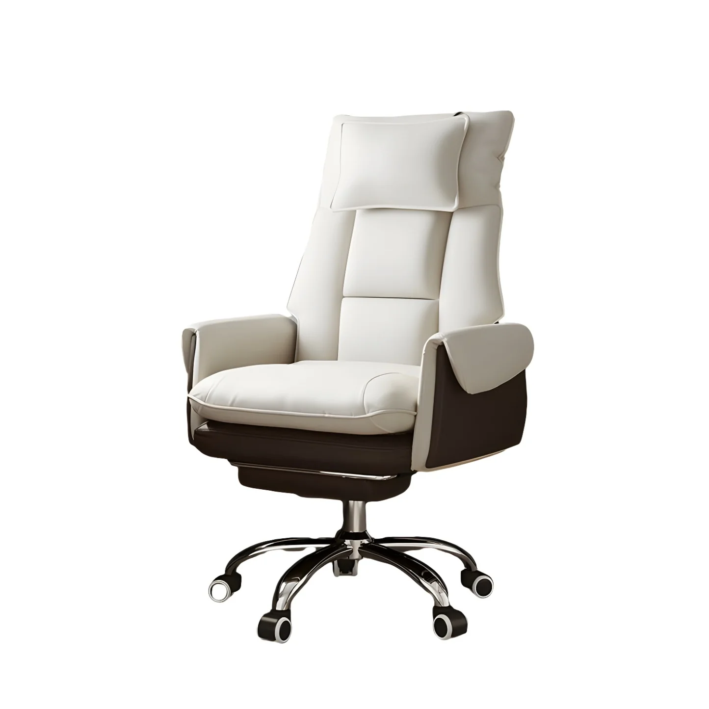 Modern High Back Ergonomic Leather Swivel Executive Office Chair