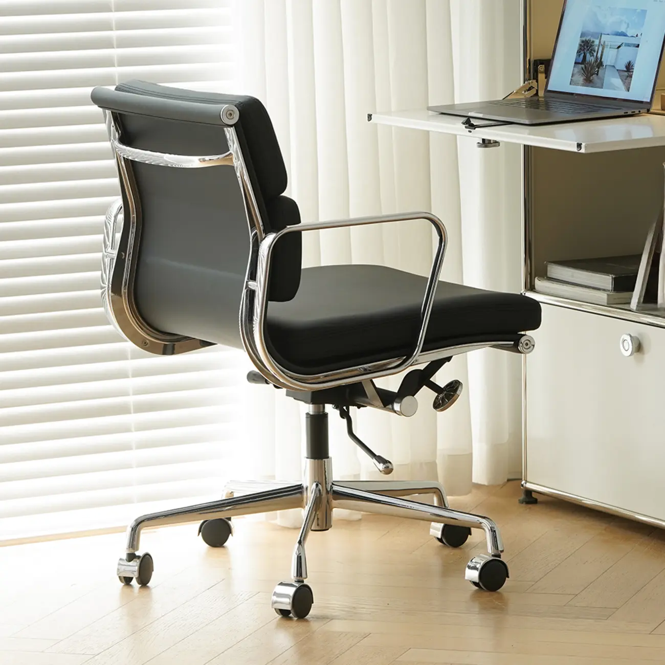 Modern Leather Adjustable Ergonomic Office Chair