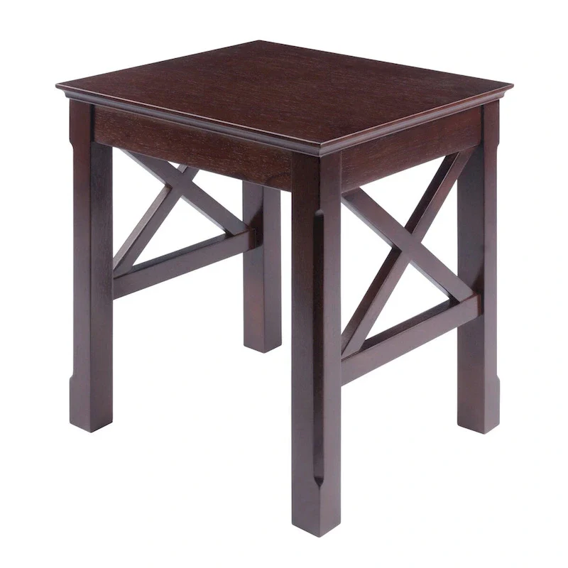 Xola 3-Pc Nesting Tables, Cappuccino - 21.1  W x 17.3  D x 22.1  H.