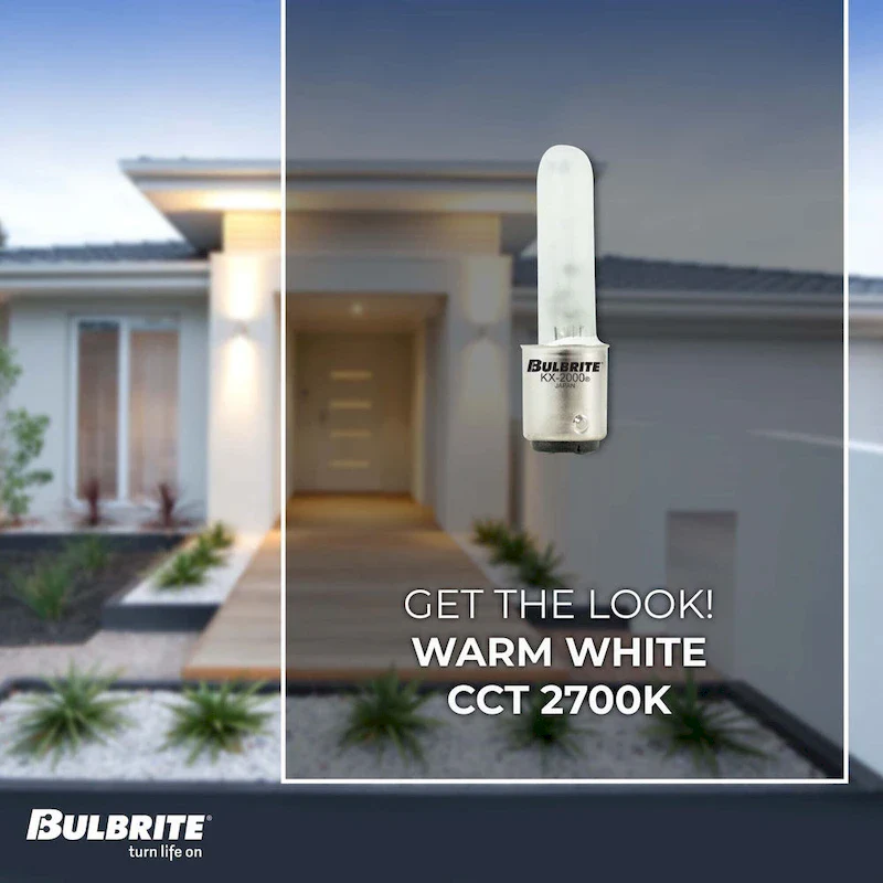 Bulbrite Pack of (2) Dimmable T3 Double-Contact Bayonet (BA15D) Krypton Bulb