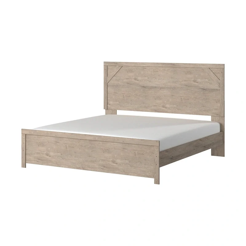 Senniberg Light Brown Panel Bed