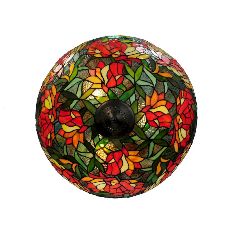 Meyda Tiffany Lamella 3 Light 20.25  Wide Hand-Crafted Pendant with