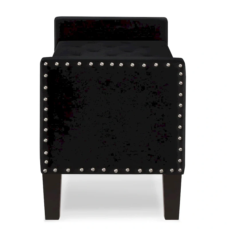 Entryway Living Room Soft Padded Seat with Armrest,Bed Bench