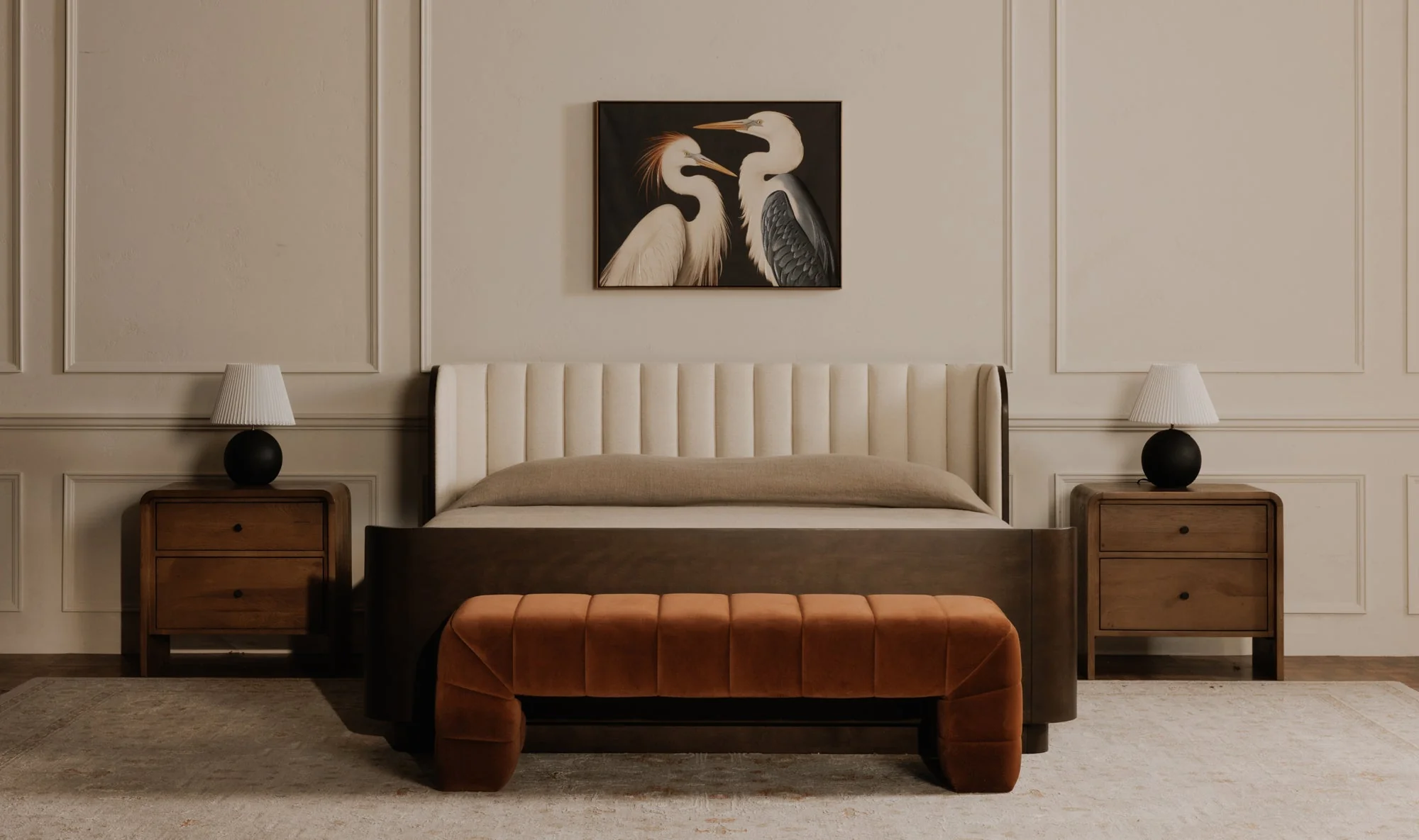 Verity Bench Warm Brown