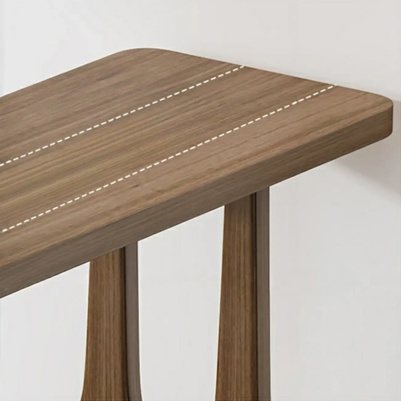 Modern Pine Wood Bar Set with Upholstered Chairs