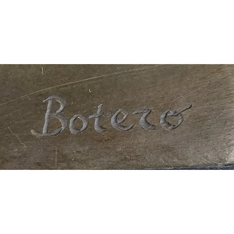 Fat Cat Abstract Bronze Modern Art Sculpture Statue Figure Fernando Botero