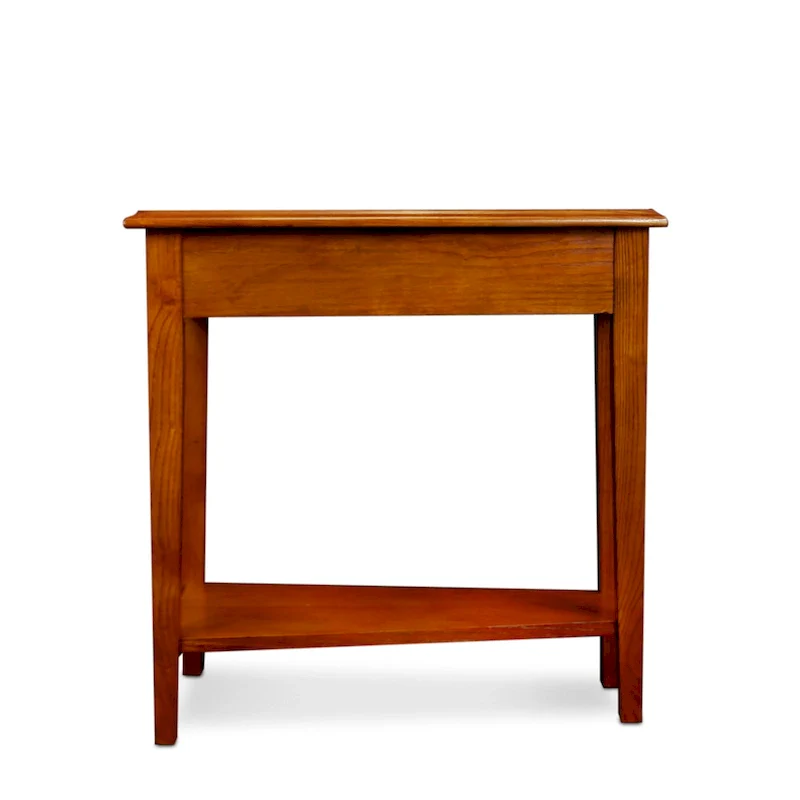 Leick Home Recliner Wedge Table with Shelf