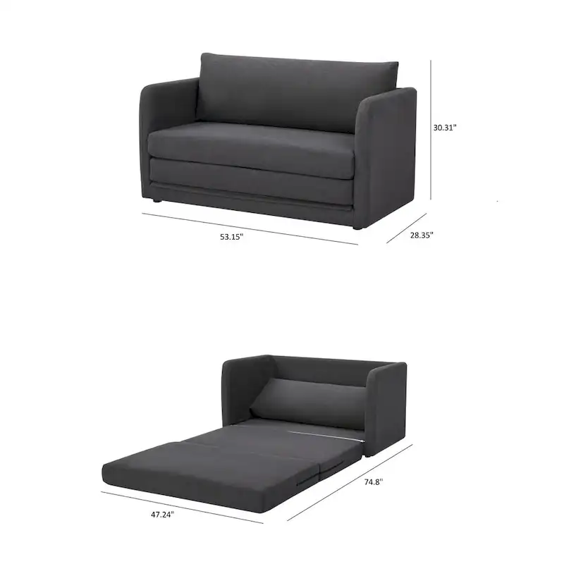 Artdeco Home Newberry Sleeper Sofa Loveseat