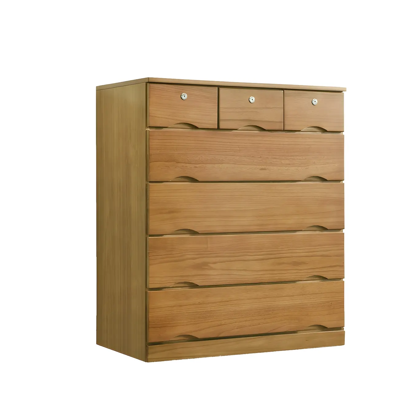 Stylish White Wooden Dressers with Soft Close Drawers