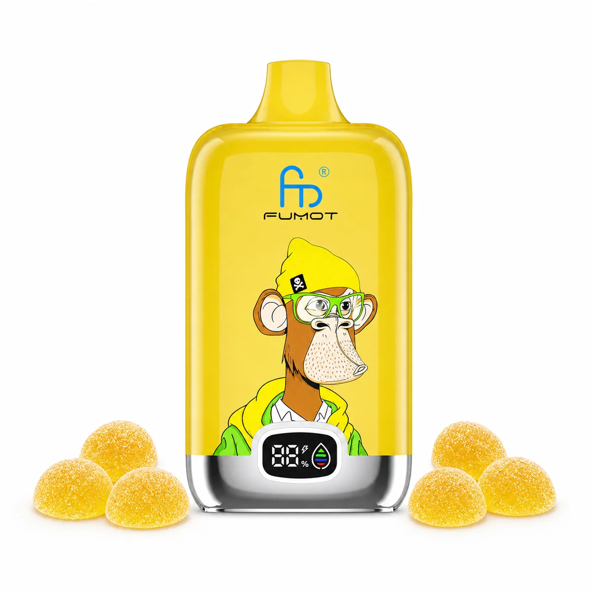 Fumot Digital Box 12000 Ribena Gummy Lemon – Einweg-Vape, Produktansicht