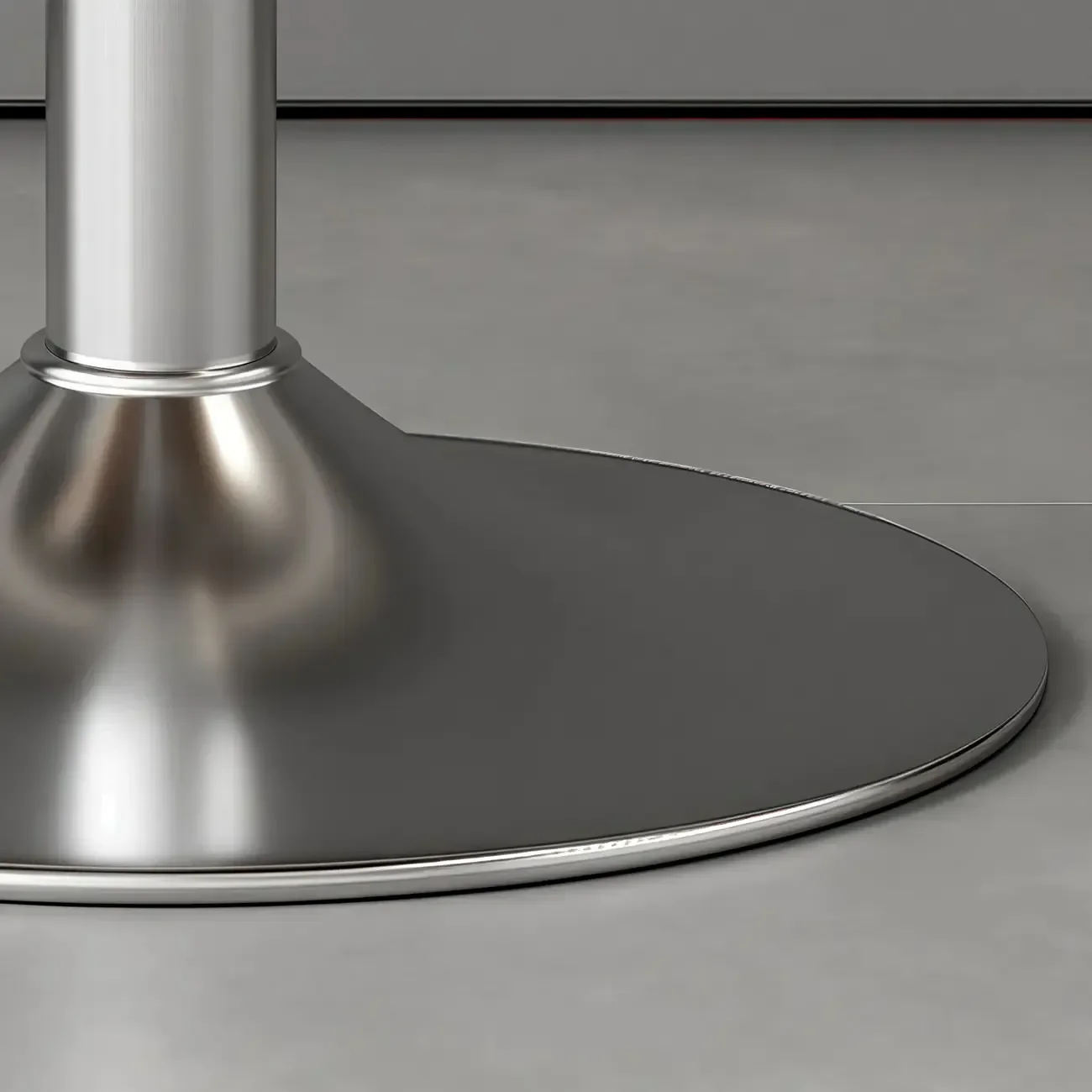 Leather Cushioned Saddle Swivel Adjustable Bar Stool