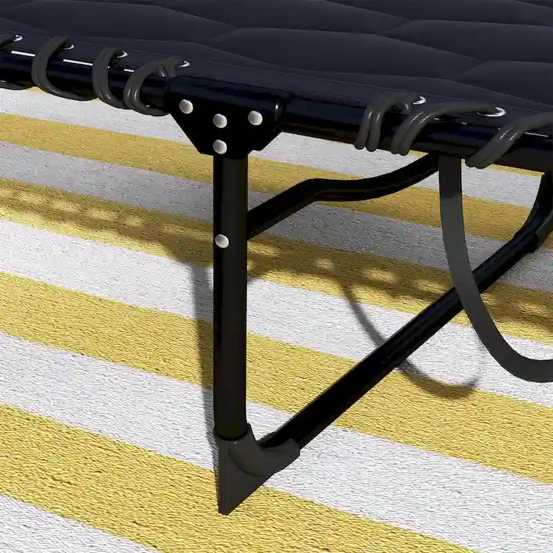 Folding Chaise Lounge Set