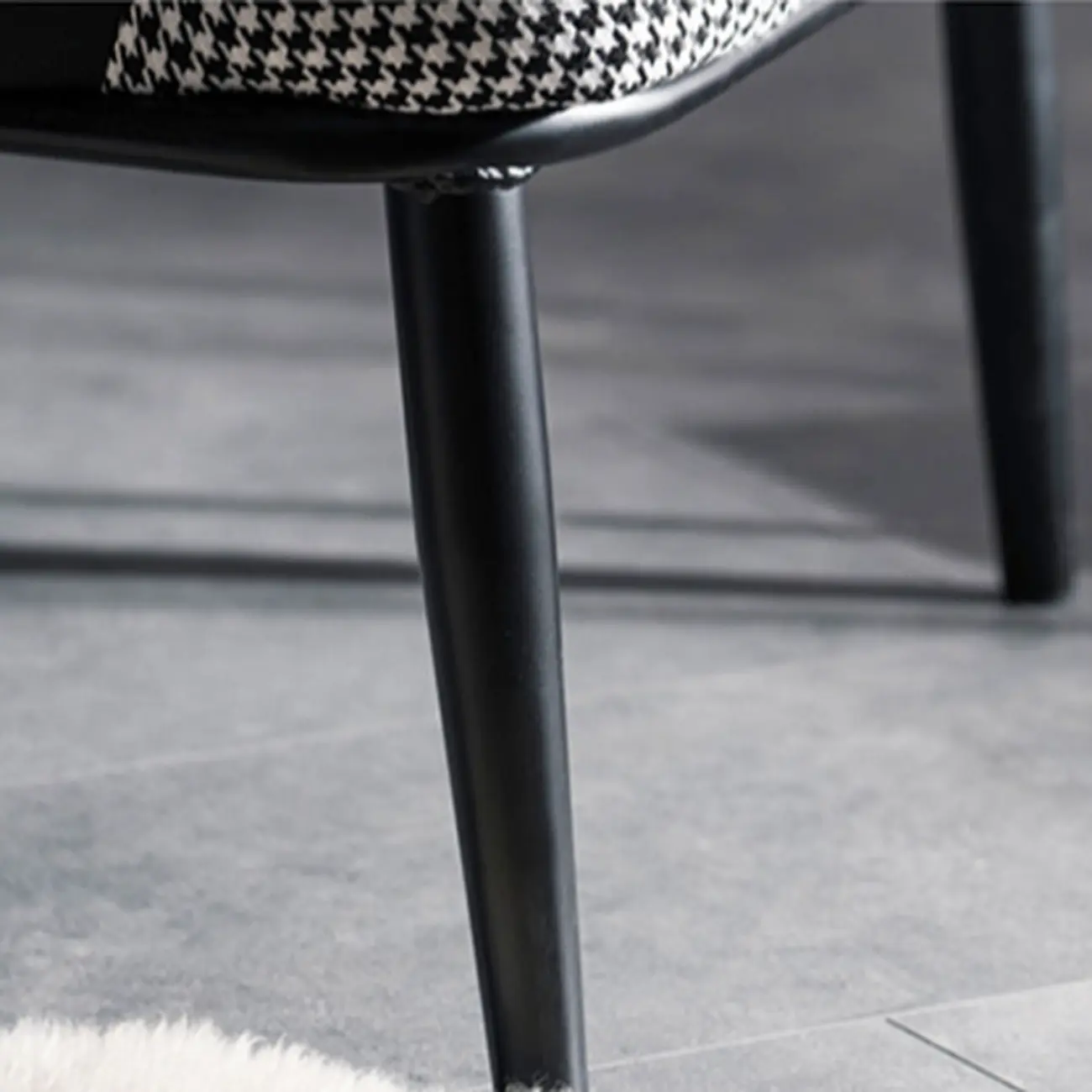 Modern Barrel Chair Faux Leather Living Room