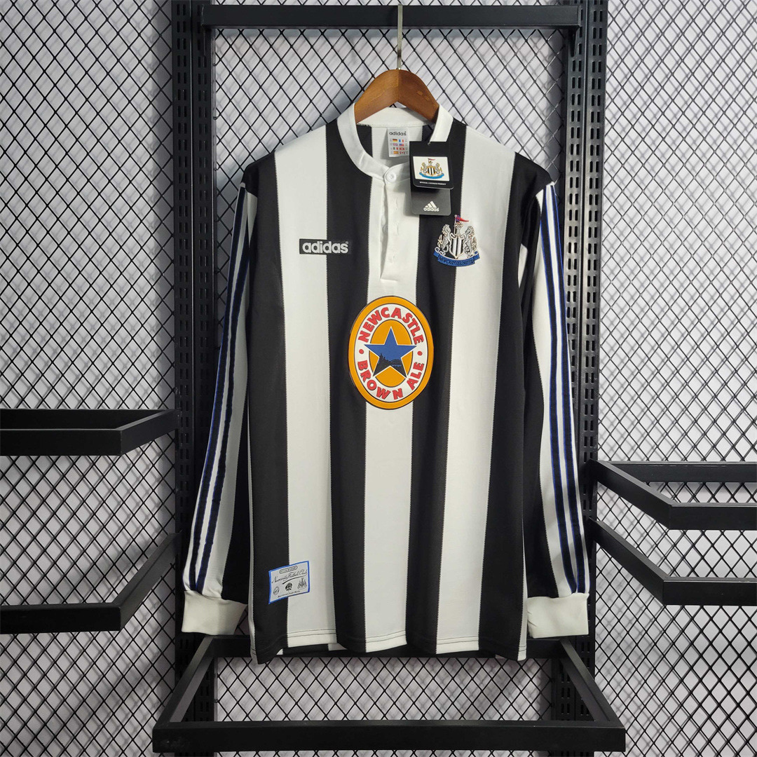 Maillot Retro Newcastle domicile manches longues 1995/97