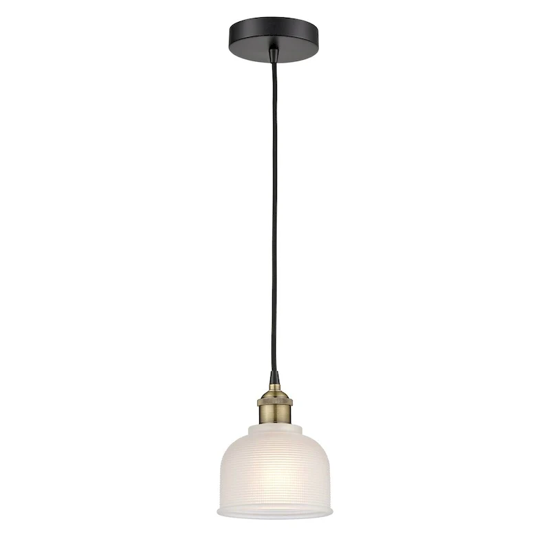 Innovations Lighting Dayton - 1 Light 6  Cord Hung Mini Pendant