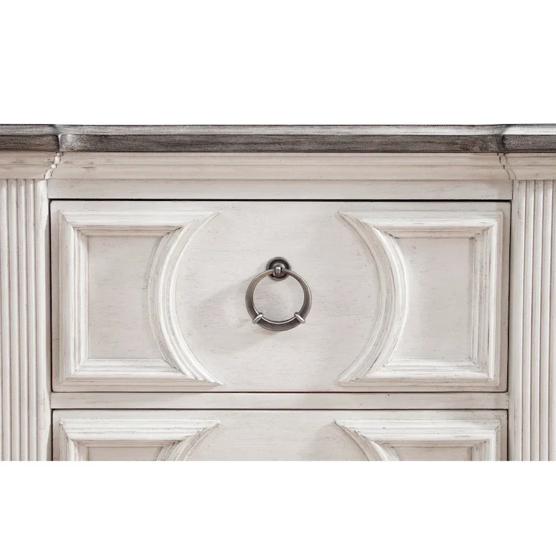 Bristow Antique White 6-piece King Bedroom Set