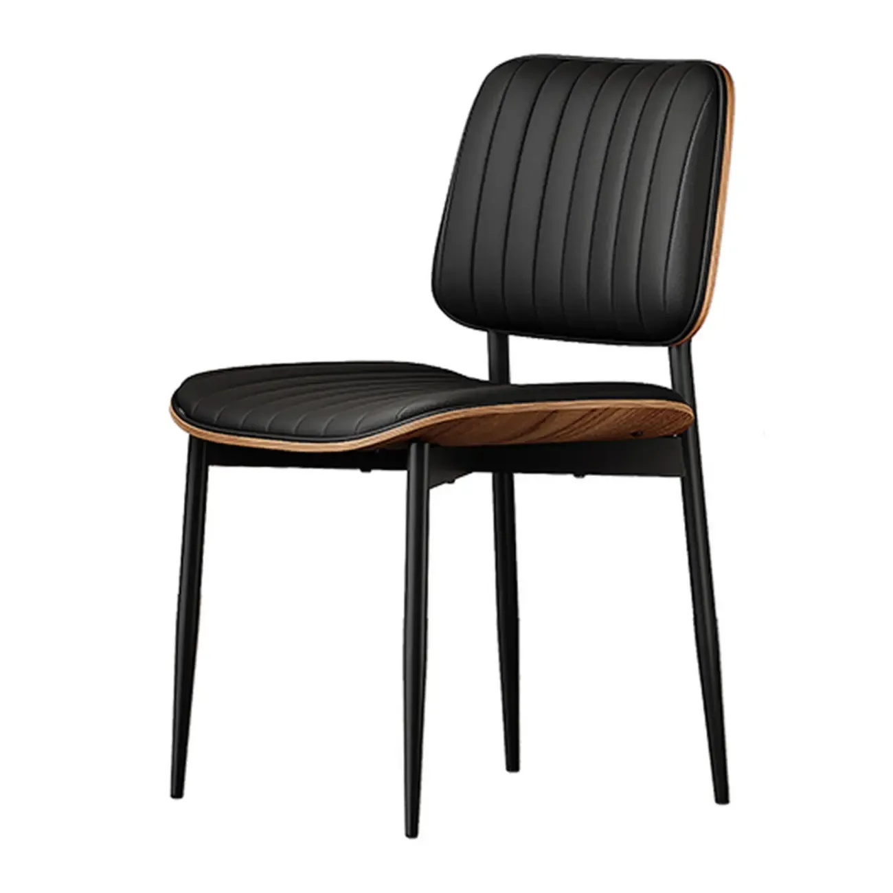 Modern Faux Leather Upholstered Side Chair