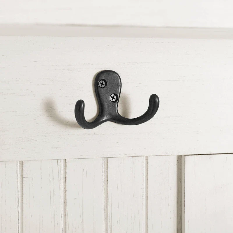 Crosley Seaside Distressed White Hall Tree