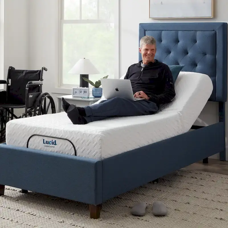 Lucid Standard Adjustable Bed Base