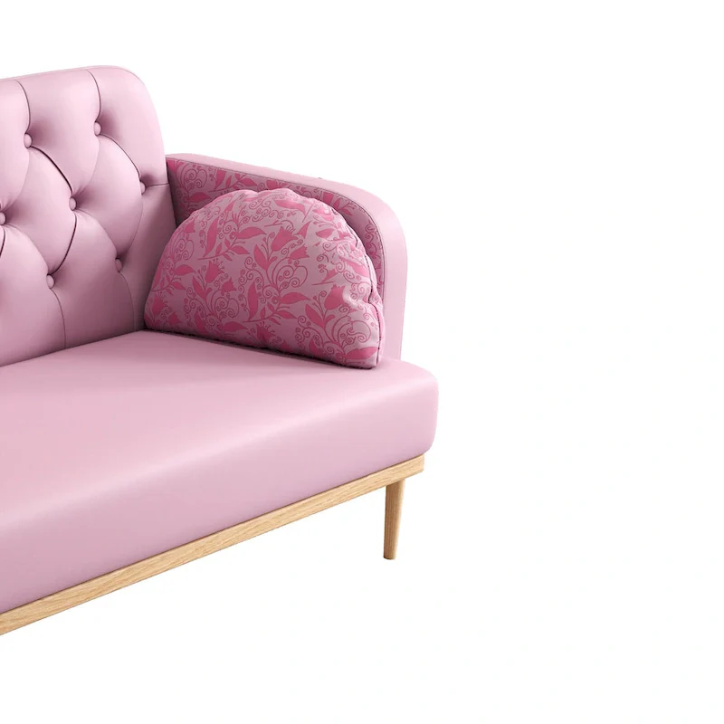 Loveseat sofa with tulip pattern