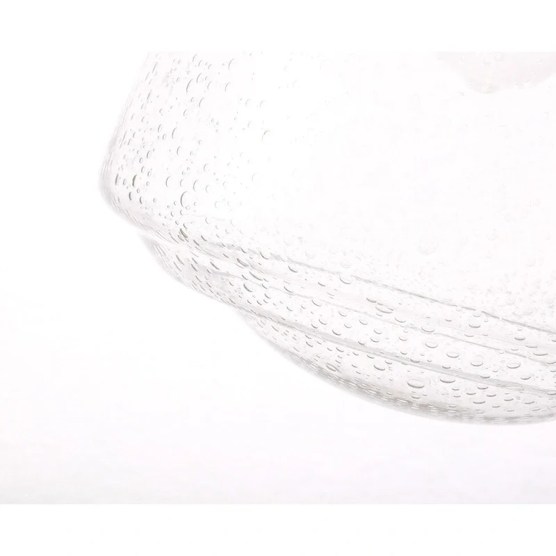 Klyli 11-inch 1-light Clear Seeded Glass Hanging Pendant