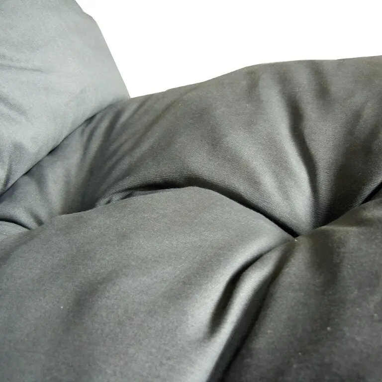 SUNJOY 3 Seat Deluxe Patio Swing Steel Frame, Adjustable Canopy Cushions