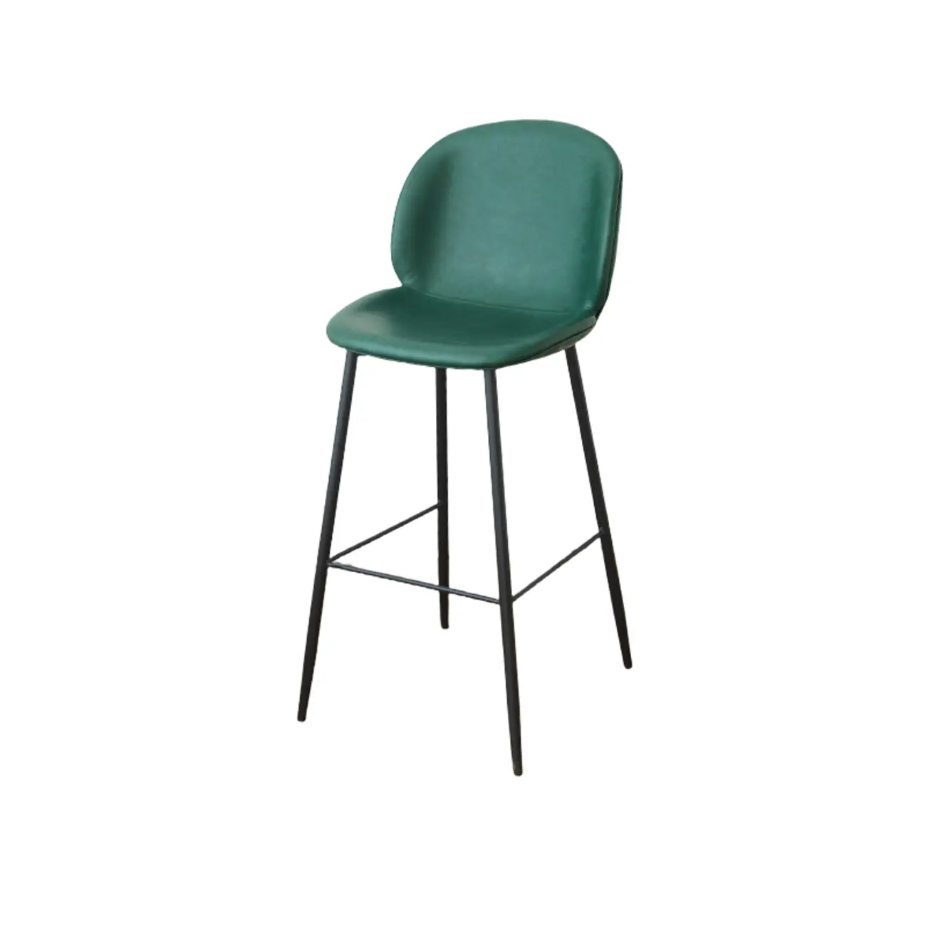 Mid-century Modern Bucket Upholstered Bar Stools