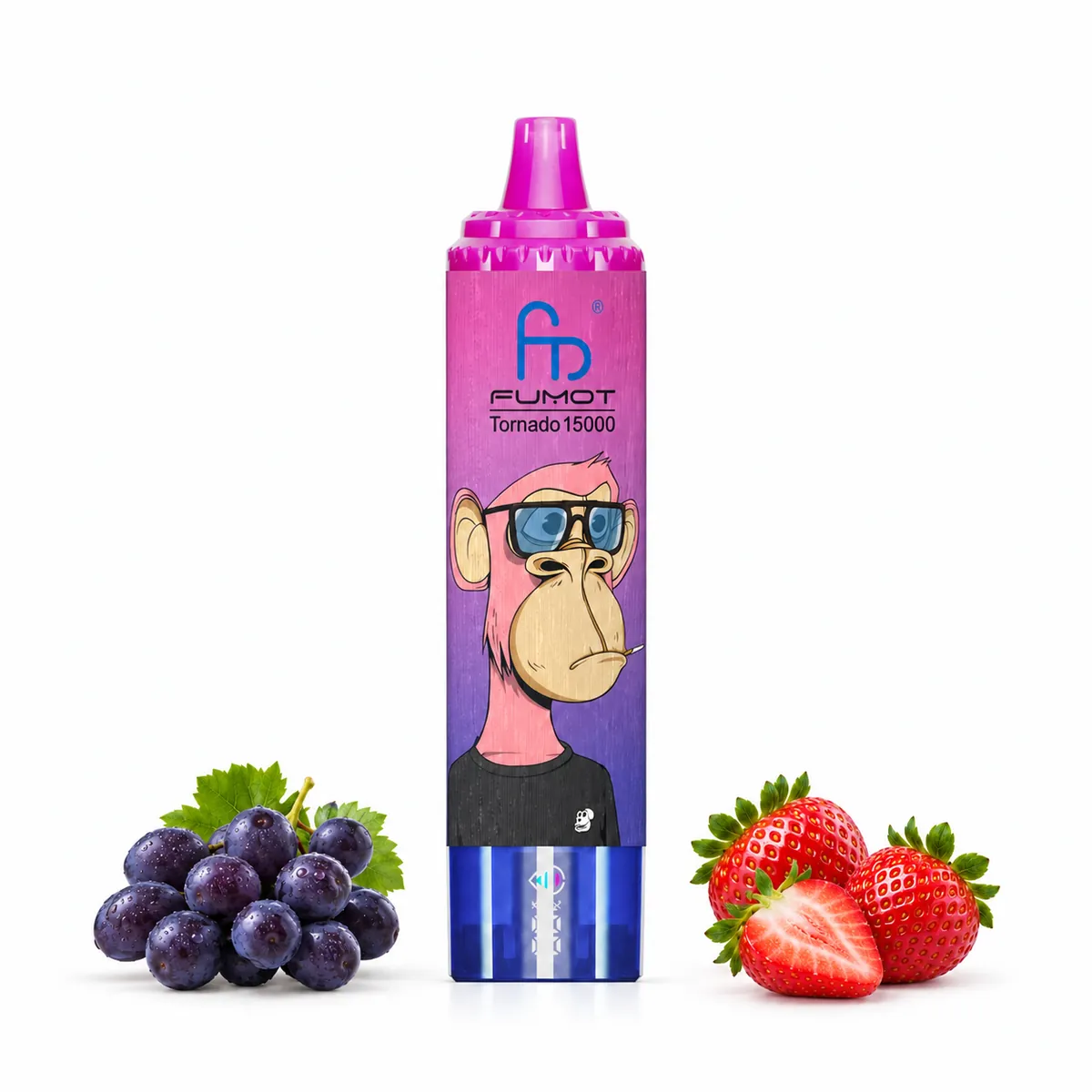 Fumot Tornado 15000 Strawberry Grape – Einweg-Vape, Produktansicht