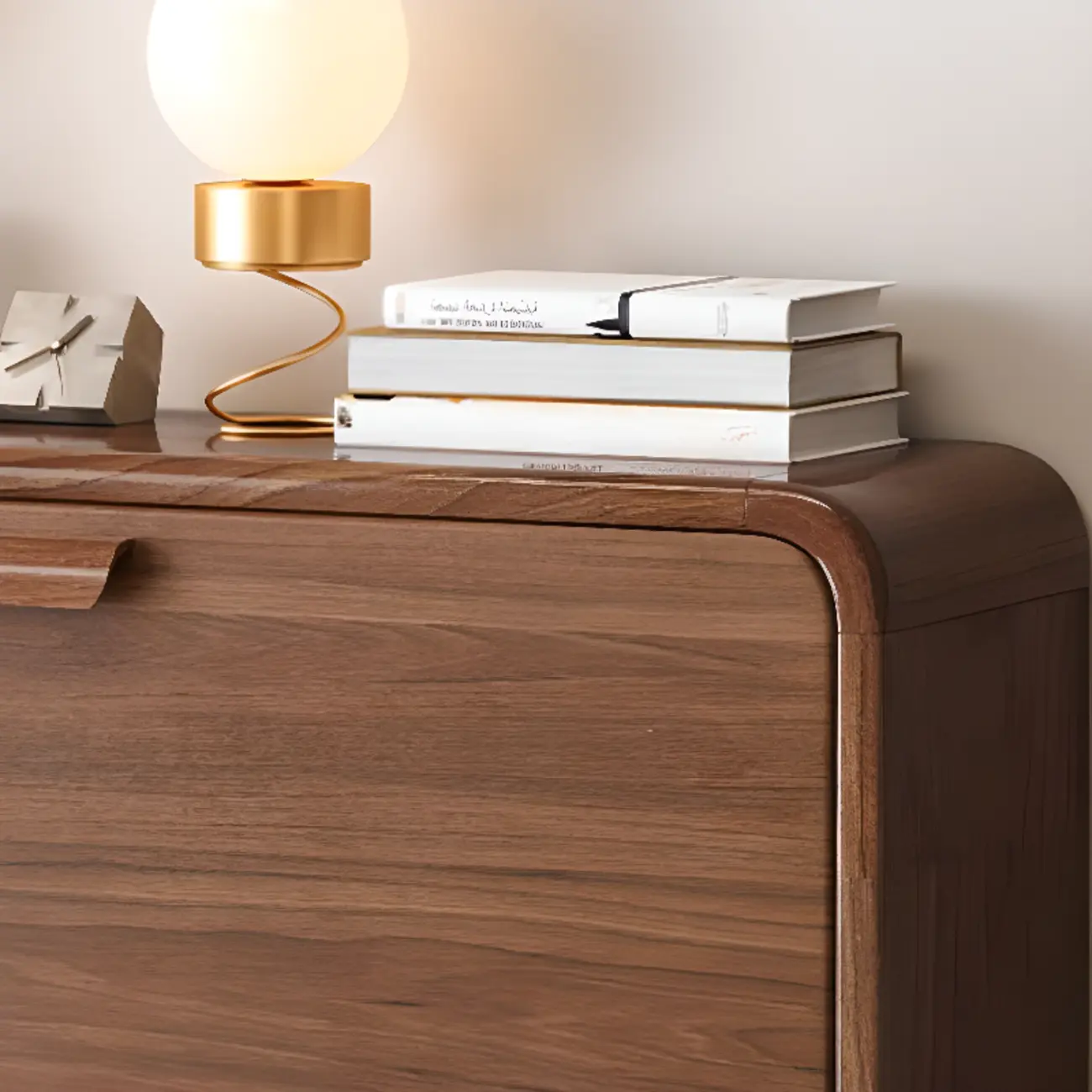 Traditional Hidden Adjustable 3 Tiers Solid Wood Shoe Cabinet