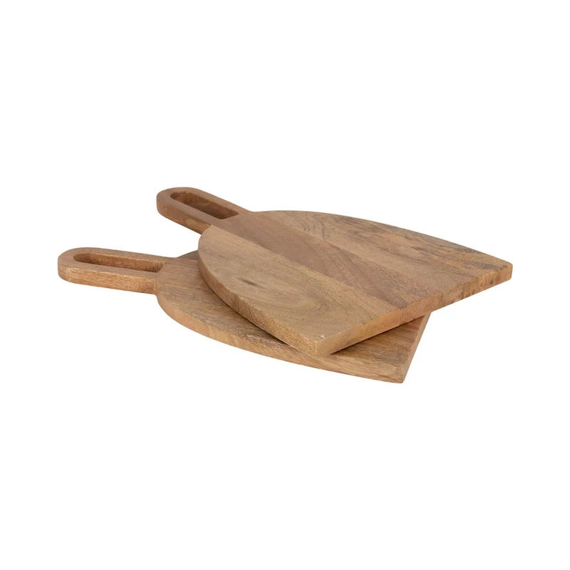 Kate and Laurel Staven 2 Piece Wood Serving Board Set