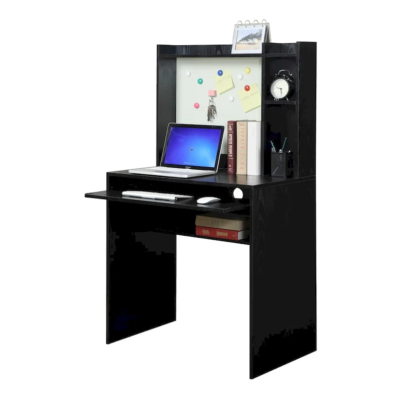 Convenience Concepts Designs2Go Student Desk with Magnetic Bulletin Board and Shelves