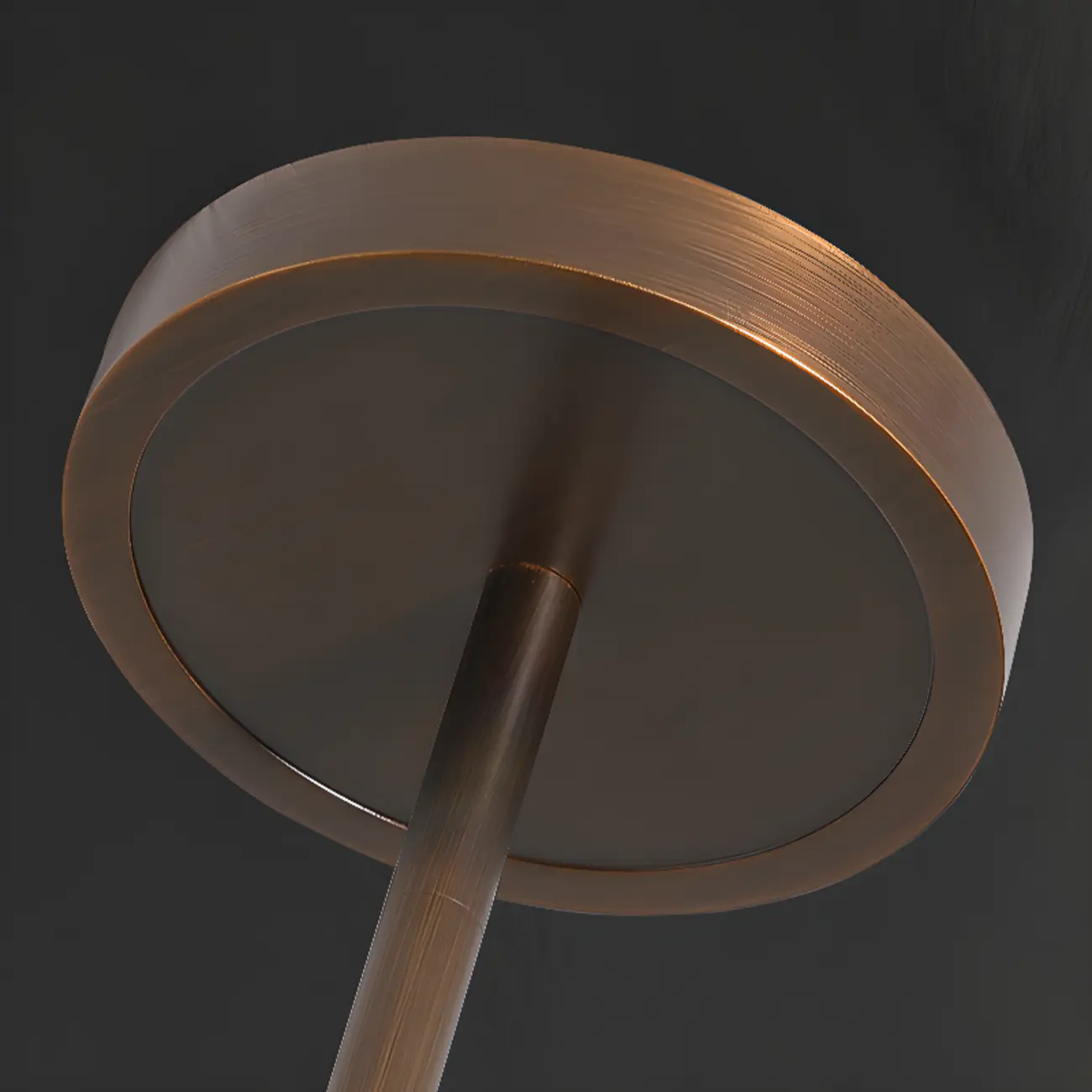 Antique Brass Cylinder Pendant Light with Copper Mesh Shade